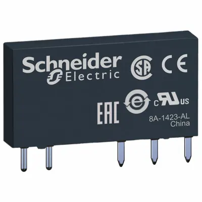 SCHNEIDER Slim Interface Relay: 6 A Current Rating - Slim Relays