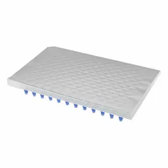 Non-sterile foil seal for covering microplates, tubes, or containers. Provides a protective barrier against contamination and evaporation during storage, transport, or incubation. Measures 4 7/8 in length, 3 1/8 in width, 0.11 mm thickness.