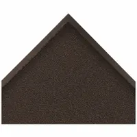 Outdoor heavy-duty loop pile mat constructed from polypropylene and vinyl. Measures 4 ft x 60 ft with a 3/8 in thickness. Suitable for high-traffic entrances to trap dirt and moisture