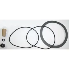 This shaft seal kit includes a shaft seal, exclusion seal, gasket, and O-ring. It is used for maintenance and repair of dewatering and wastewater pumps to prevent leaks and ensure reliable operation in water-handling applications.