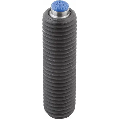 KIPP Fully-Threaded Gripper with Polyurethane Pad M24 - Fully-Threaded Grippers with Polyurethane Pad