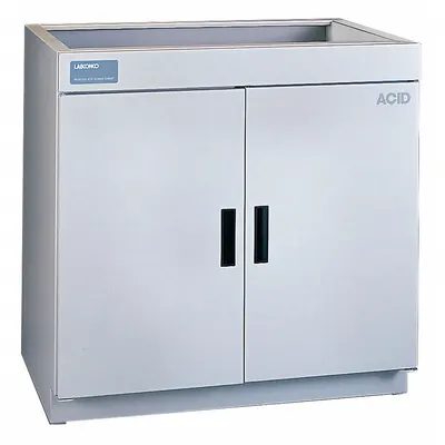 LABCONCO Acid Storage Cabinet: 22 in Overall Dp, 4 ft Overall Wd, 36 3/4 in Overall Ht - Fume Hood Cabinets
