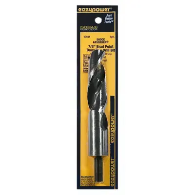 EAZYPOWER Brad-Point Drill Bit: 7/8 in Drill Bit Size (MPN 30044) - High-Speed Steel Brad-Point Drill Bits