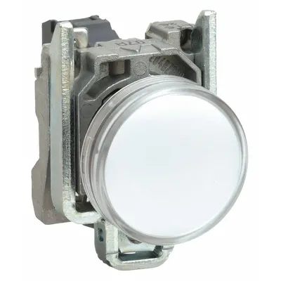 SCHNEIDER Pilot Light: 22 mm Panel Mounting Size, White, LED - LED Pilot-Lights