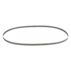 This 3-pack of portable band saw blades is designed for cutting solid stock materials including aluminum, soft alloys, stainless steel, steel, and steel alloys. With a 12/14 tooth configuration, these blades are suitable for use with compact band saws up to 30-9/16 inches. Common applications include metal fabrication, maintenance, and construction tasks.