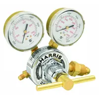 HARRIS Gas Regulator: Single Stage, CGA 580 Inlet, 1/4" 45° Flared Tube Outlet, 500 psig (MPN 25GX-500-580)