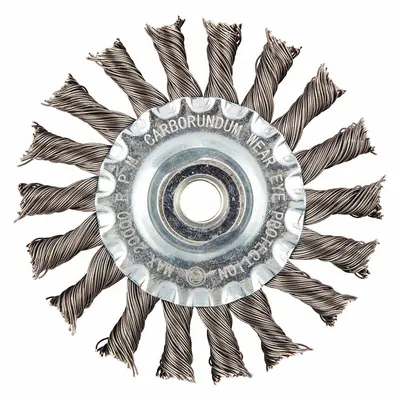 OEM APPROVED VENDOR Twisted Steel Wire Wheel Brush - Heavy-Cleaning Brushes for Contoured Carbon Steel Surfaces