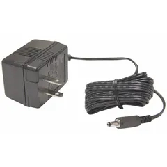AC adapter for power connectivity in industrial weighing systems. Compatible with RICE LAKE WEIGHING equipment part number 75473. Used in material handling environments such as manufacturing, warehousing, and logistics.