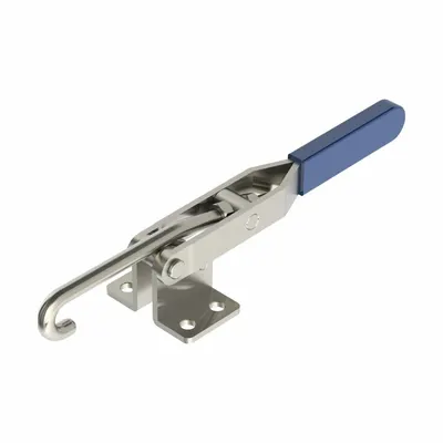 JERGENS Latching Toggle Clamp: Horizontal, Auto Latch Release Latch Release - J-Hook Latch Toggle Clamps