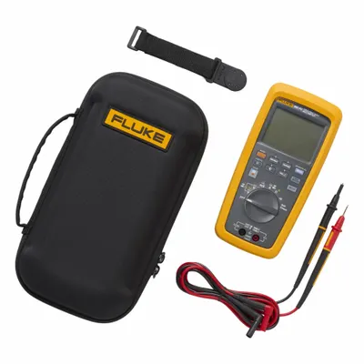 FLUKE Digital Multimeter: TRMS, CAT III 1500V/CAT IV 1000V, 1,000 V Max AC Volt Measurement - Advanced Feature Multimeters