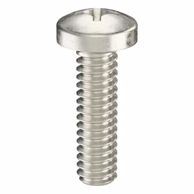 USA INDUSTRIALS Machine Screw: #2-56 Thread Size, 5/16 in Lg, 18-8, Stainless Steel, Plain - Pan Head Machine Screws