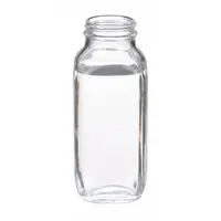 Rectangular glass lab bottle with a colorless, clear body. Capacity 500 mL, screw closure size 48-400 mm. Not graduated and supplied without closure. Suitable for general laboratory storage, mixing, and sampling of liquids
