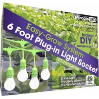 LED Ready Corded Lighting Sy,Four Socket: 4 Lightheads, Medium Screw (E26), 6 ft Lg (MPN 602200)
