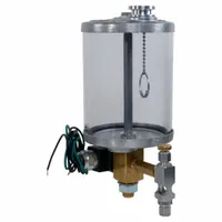 This standard drip-feed oiler delivers controlled lubrication to industrial machinery. It has a 19 oz capacity and mounts via a 5/8"-18 UNF thread. Suitable for applications requiring precise oil metering, such as manufacturing, machining, and automation equipment