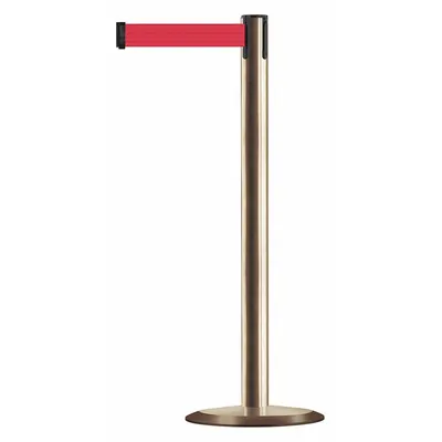 TENSABARRIER Solid-Color Retractable Belt Post Barrier - Solid-Color Retractable Belt Post Barriers