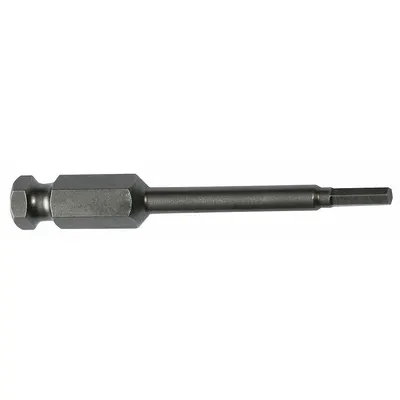APEX Power Bit: Power Bit, Metric, Hex Head, 4 mm Bit Industry Size, Std, 3 1/2 in Overall Lg - Hex Impact Bits