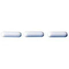 This micro stir bar is made from Alnico and measures 8 mm in length with a 1.5 mm diameter. It is white and autoclavable, suitable for mixing small volumes in laboratory applications such as sample preparation, chemical reactions, and biological assays. Designed for use in microcentrifuge tubes and small vials requiring precise, low-volume agitation.