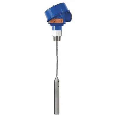FLOWLINE Cable Guided Wave Radar: Liquid Level Sensor Transmitter, Vertical, 3/4 in NPT - Guided Wave Radar Sensors