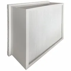 Mini pleat air filter with nominal dimensions 15 in height, 15 in width, and 6 in depth. Designed for negative air machines in construction, remediation, and industrial ventilation to capture airborne particulates. Compatible with manufacturer model OA600N.