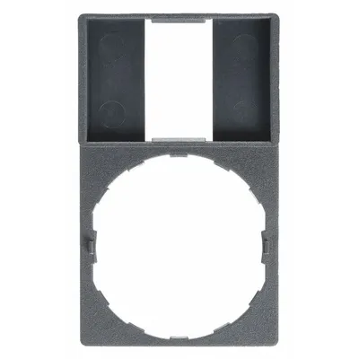 SCHNEIDER Legend Plate: 22 mm Panel Mounting Size, Rectangular - Push-Button Rings & Plates