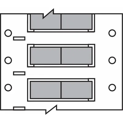 BRADY Sleeve Label: 1 1/2 in x 1 in, Polyolefin, Gray (Matte) - Brady Precut Sleeve Label Rolls