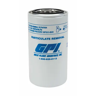 GPI Fuel Filter: Particulate, Disposable Canister, Particulate - Canister-Style Fuel Filters