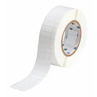 Pre-Cut Label Stock Roll: 3/8 in x 1 in, Nylon, White, 3,000 Labels Included (MPN THT-163-499-3)