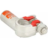 FUSION Battery Terminal: Left Elbow, Crimp, 2/0 ga, Orange Color, Positive, Copper/Tin (MPN 4220P)