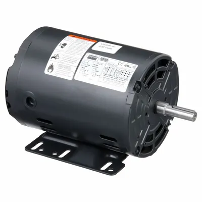 Dayton General Purpose Motor: Rigid Base Mount, Open Drip Proof, 1 hp, 230/460V AC - Rigid Base 3-Phase General Purpose AC Motors