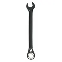 PROTO Combination Wrench: Alloy Steel, Black Chrome, 9/32 in Head Size, 5 1/2 in Overall Lg, Offset (MPN JSCV09)