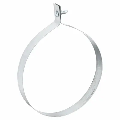 DUCTMATE Duct Hanger for 8 in Round Duct, 260 lb Capacity, Steel, 1 in Width - Duct Hangers