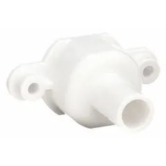 This drain fitting is a replacement part for ice machines, used to connect and drain water from the machine's system. It helps maintain proper water flow and prevent leaks in commercial ice-making equipment.