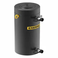 ENERPAC Cylinder: Double Acting, 250 ton Nominal Capacity, 12 in Nominal Stroke Lg, Steel (MPN HCR25012)