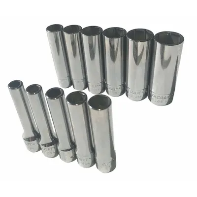 ABILITY ONE 11-Piece 1/4 in Drive Metric Socket Set - SAE & Metric Socket Sets