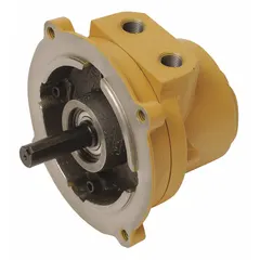 Rotary vane air motor delivering 84 in-lb torque at 5,000 RPM with 67 cfm air consumption. Features a flange mount, 3/8 in NPT port, and counterclockwise rotation. Suitable for industrial applications such as mixers, hoists, pumps, and conveyor drives in hazardous or wet environments.