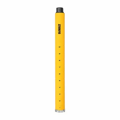 DEWALT DW55010 Diamond-Tipped Core Bit for Wet Coring - Diamond-Tipped Core Bits for Wet Coring