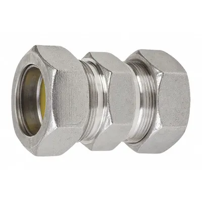 CALBRITE Compression Coupling: 316 Stainless Steel, 1 in Trade Size, 2 11/16 in Overall Lg - Compression Couplings