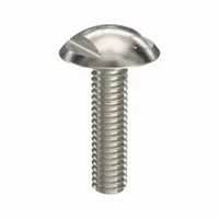 Machine Screw: M4x0.70 Thread Size, 16 mm Lg, Truss Head, Spanner, 316, Stainless Steel, Plain (MPN K1329.04X16)