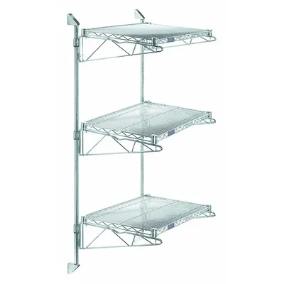 OEM APPROVED VENDOR Adjustable-Height Stainless Steel Wire Wall-Mount Shelving
