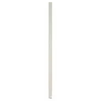 ASI GLOBAL Partition Column: Plastic Polymer, Pebble, Cream, 82 in Ht, 4 in Wd, 1 in Thick (MPN 65-M087049-9235)