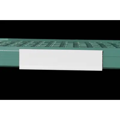 METRO Color Shelf Marker: MetroMax Q Series, 6 in Overall Wd, 1 1/2 in Overall Ht - Colored Identification Markers for Plastic Shelving