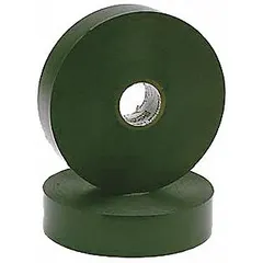 This general purpose electrical tape is made of vinyl with a rubber adhesive, suitable for indoor use. Each roll is 1 inch wide and 36 yards long with a thickness of 10 mil. The tape provides electrical insulation and bundling for wires and cables in various applications. Supplied in a 36-pack.