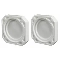 White foam insert designed to fit inside a paint can, measuring 8 1/2 in x 8 1/2 in x 1 in. Helps stabilize the can during transport or storage, reducing spill risk. Commonly used in industrial painting, maintenance, and coating operations