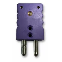 DAYTON Thermocouple Connector: Jack, For Type E Thermocouple Type, Std Plug, 2 Pins, Round, Round (MPN 794F58)