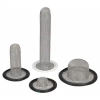 Tri-Clamp standard style gasket for 2 in tube, with a 16 mesh size center made of 316 stainless steel in a sock construction. The silicone body provides a hygienic seal for sanitary piping connections in food, dairy, beverage, and pharmaceutical processing