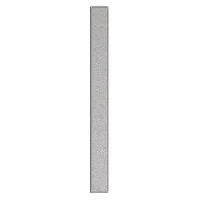 ASI GLOBAL PARTITIONS Pilaster, 70 in H, 7 in W, Smooth Semi Gloss, Pepper Dust - Pilasters for Bathroom Partitions