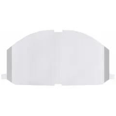 Clear W3 welding lens cover and protection plate sold in a 5-pack. Designed for use with Titanium 1600I and 9400I helmets, compatible with Titanium 9400i series and Classic VSi model. Protects the auto-darkening lens from sparks and debris during grinding.