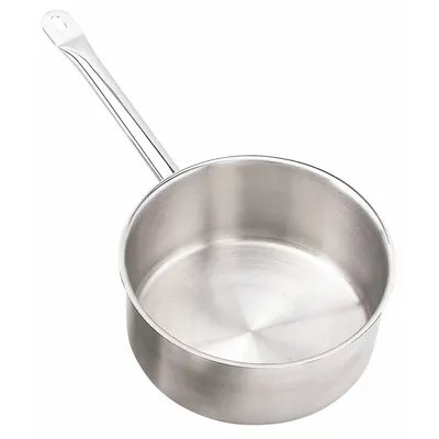 CRESTWARE Stock Pot: 10 1/8 in Dia, 5 qt Capacity, 4 1/8 in Overall Ht, Stainless Steel (MPN SSSAU5) - Furnishings, Appliances and Hospitality