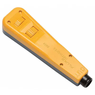 FLUKE NETWORKS Punch Down Tool: 66/110, Terminate/Cut/Terminate Only, Blade/Tool - Spring-Loaded Punchdown Tools