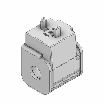 Parker CCP024D Cartridge Valve Coil, 24 VDC, 19 W, DIN Connection - Cartridge Valve Coils
